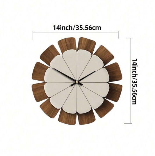 Horloge Murale en Bois Élégante