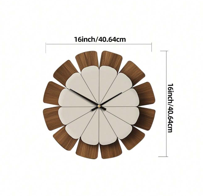 Horloge Murale en Bois Élégante
