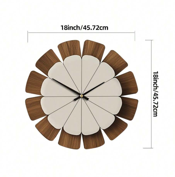Horloge Murale en Bois Élégante