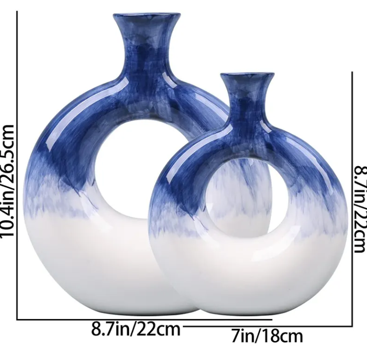 Vazo rrethore me rrëshirë