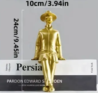 Figurines Abstraites Dorées