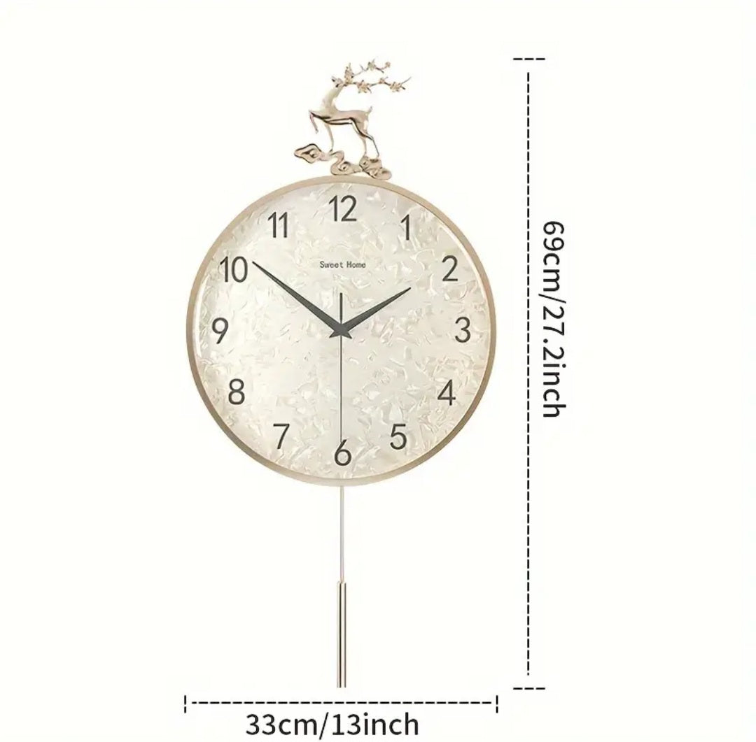 Kupfer Wanduhr