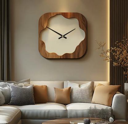 Horloge Murale en Bois Élégante