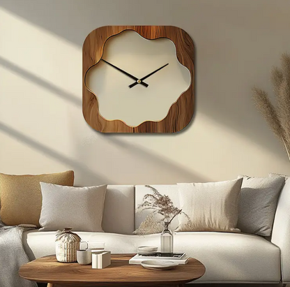 Horloge Murale en Bois Élégante