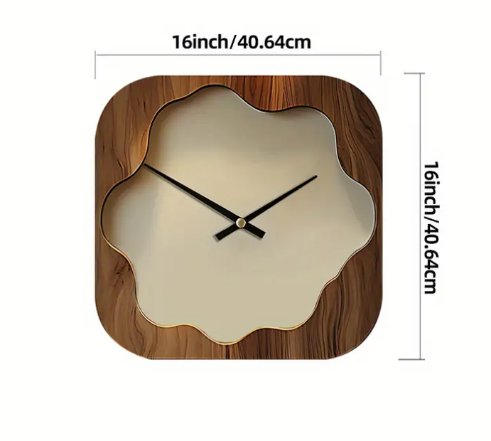 Horloge Murale en Bois Élégante