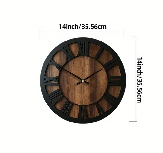 Horloge Murale en Bois