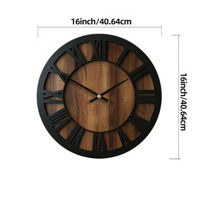 Horloge Murale en Bois