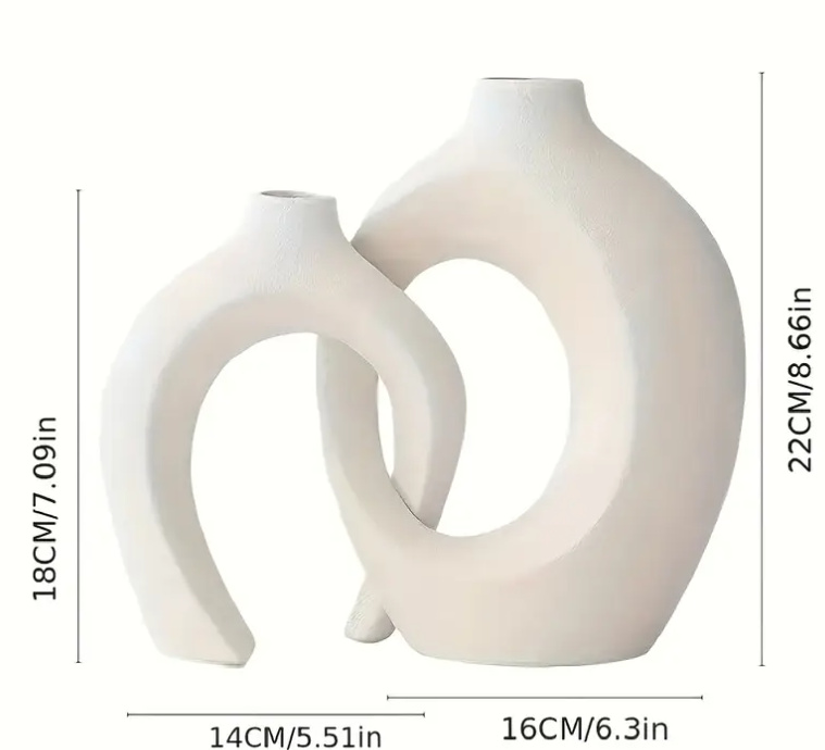 Set de 2 Vases en Céramique