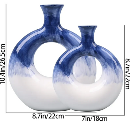 Vase Circulaire en Résine