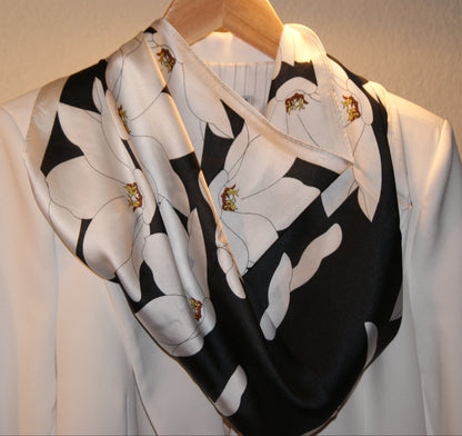 Foulard Élégance Florale